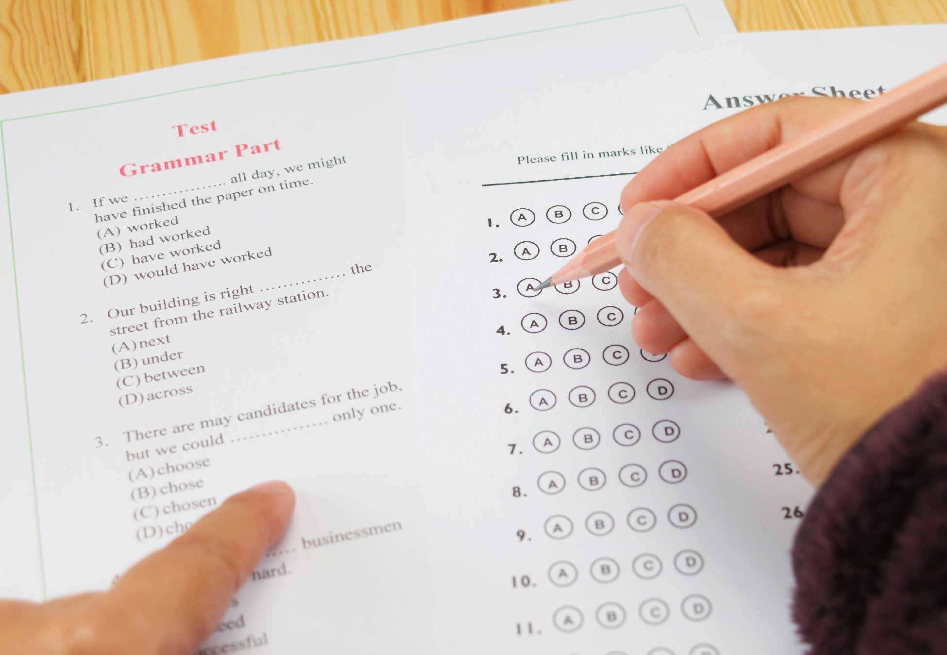 Système d'examen TOEFL